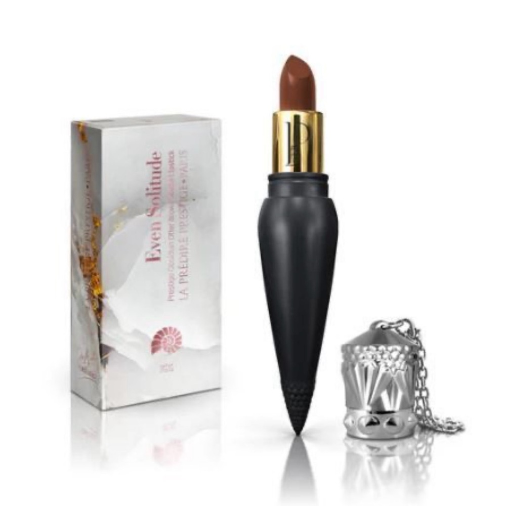 Predire Prestige Luxurious Brown Lipstick with Pearl Accents